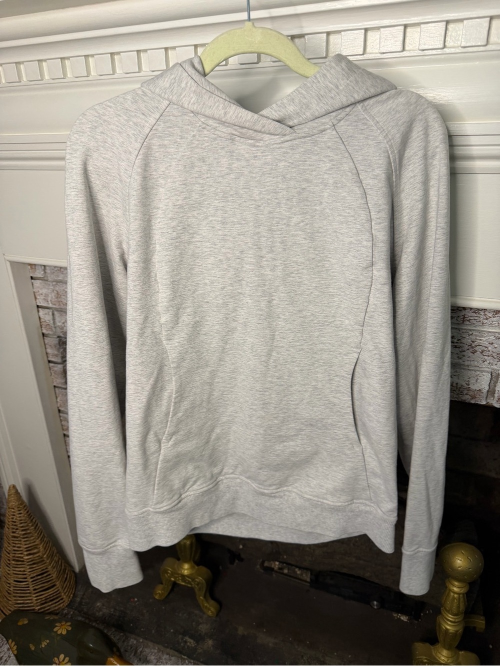 Lululemon Scuba Pullover Hoodie Size 6 Light Heather Gray Sweatshirt